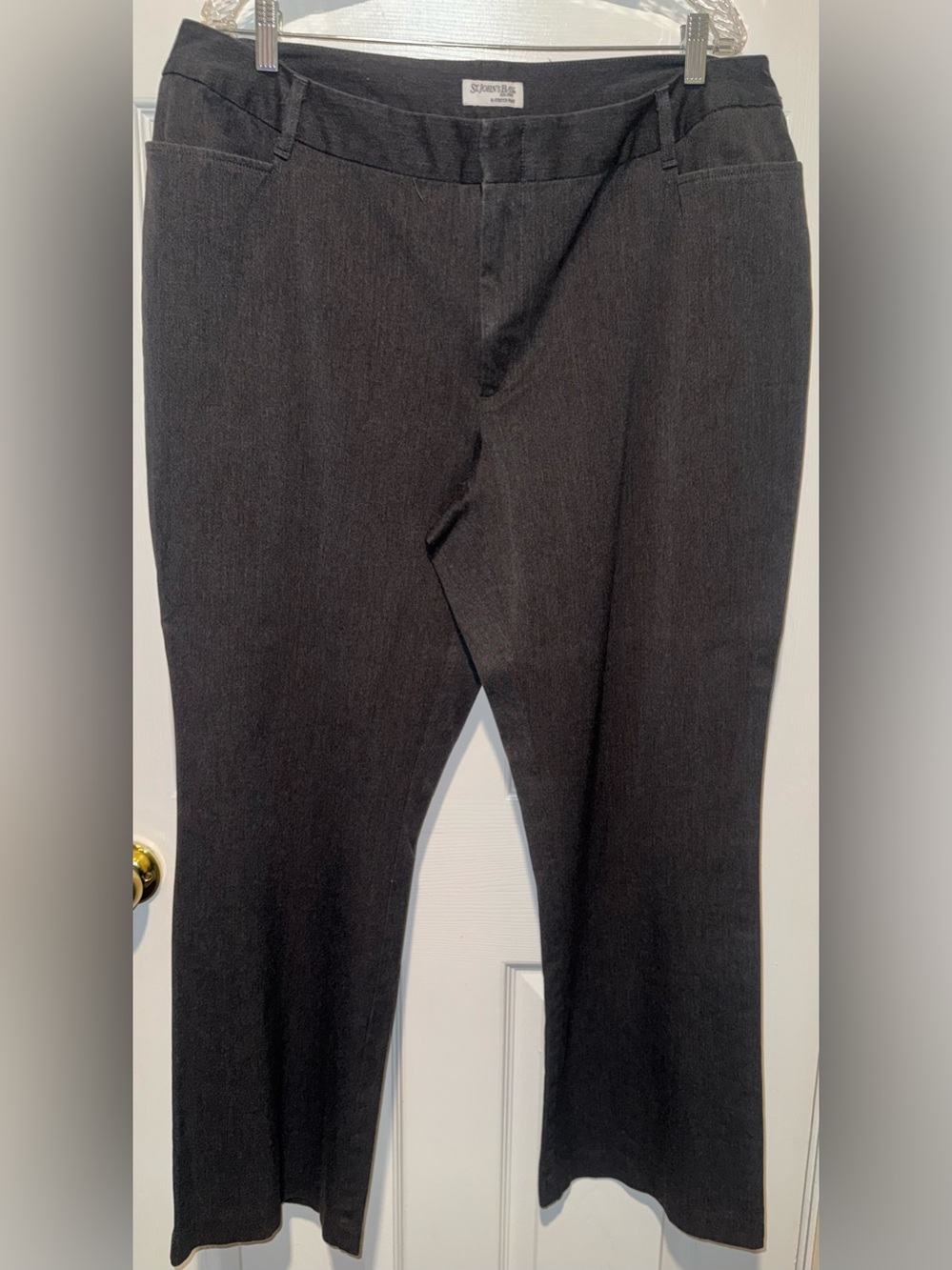 St Johns Bay Gray Pants Women’s Size 20W